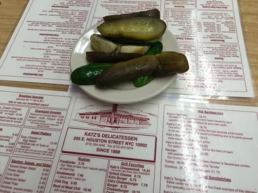 Leave any deli that doesn't have pickles on the table.