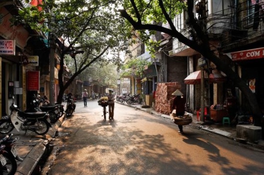 The Old Quarter of Hanoi.