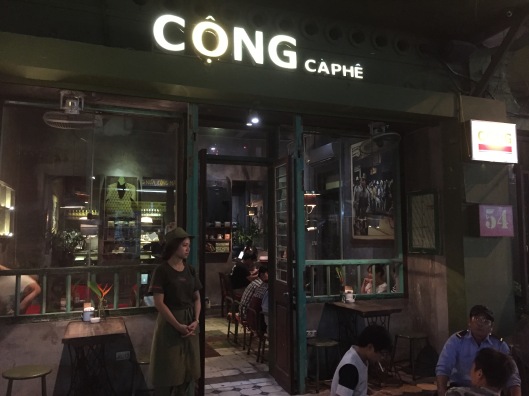 The greatest coffee in the world is at Cong Caphe.