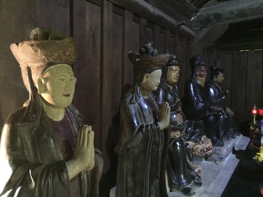 A gallery of statues.